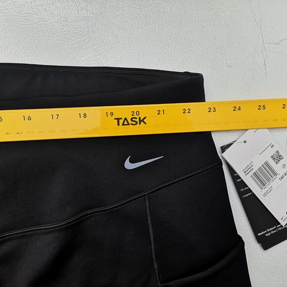NWT Nike Dri-Fit Universe Hi Rise Medium Support Ladies Size 4X Black Leggings - Picture 5 of 12
